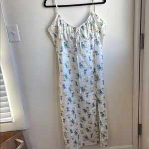 Floral Print “milkmaid” dress